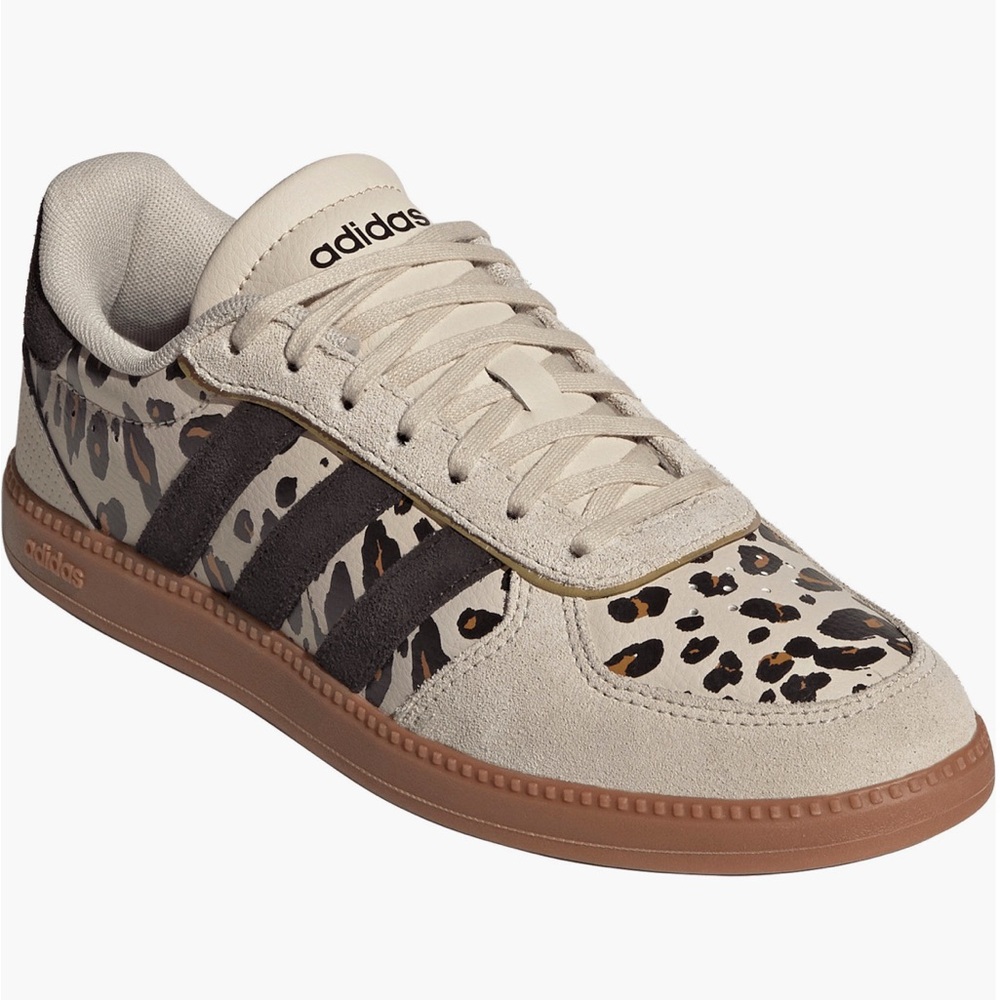 Adidas Animal Print Sneakers with Cream and Black Breaknet Sleek